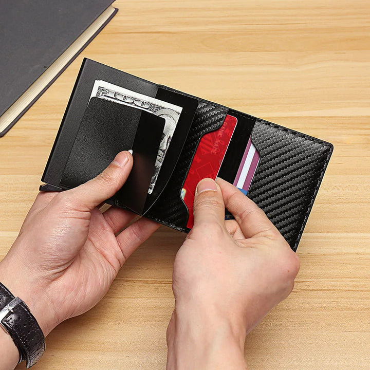 Minimilist Men's Slim Pocket Wallet (Anti-Theft)