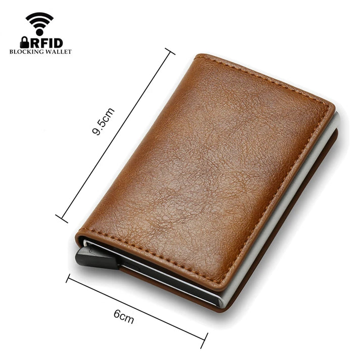 Minimilist Men's Slim Pocket Wallet (Anti-Theft)