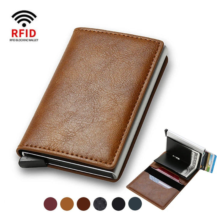 Minimilist Men's Slim Pocket Wallet (Anti-Theft)